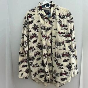 Men’s long sleeve Ralph Lauren Christmas button down